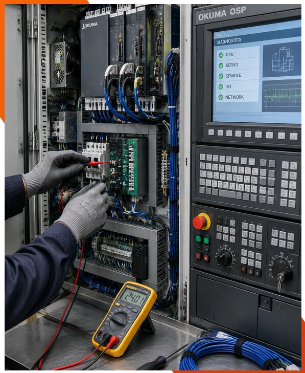 Ремонт систем ЧПУ Okuma OSP в Алейске